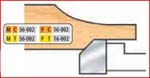 3 3/8 X 3/4 BORE 3 WING CT RAISED PANEL BACK CUTTER